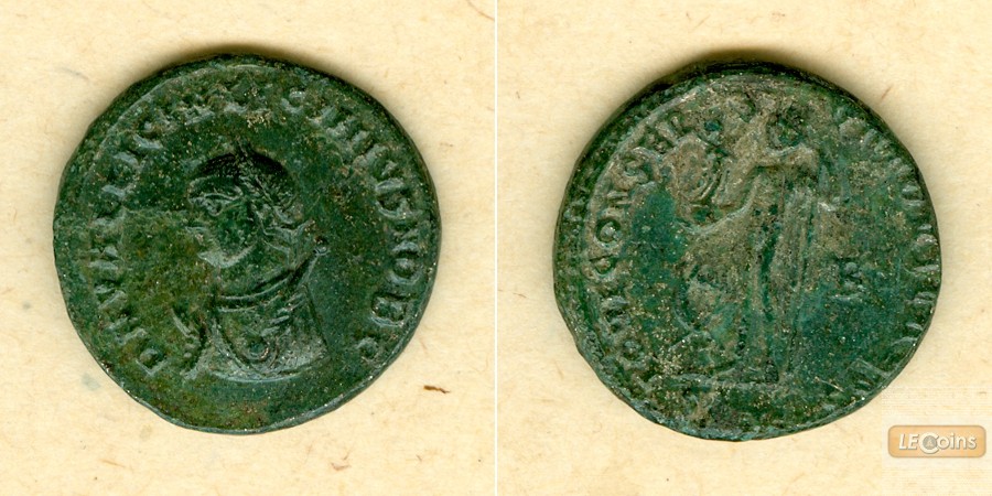 Fl. Val. Licinianus LICINIUS II.  Follis  vz/ss  selten!  [317-320]