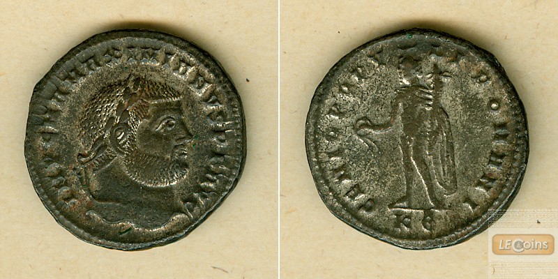 Marcus Aurelius Valerius MAXIMIANUS (Herculius)  Groß-Follis  f.vz/ss+  [294-295]