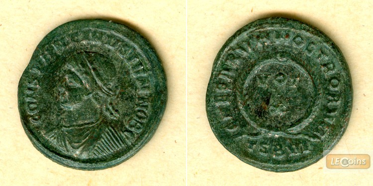Flavius Claudius Julius CONSTANTINUS II.  Follis  f.vz  [324]