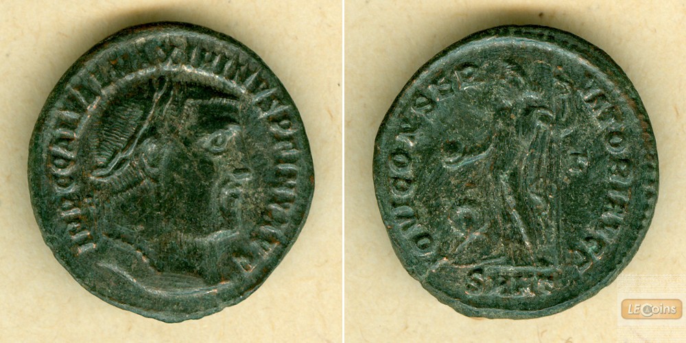 Galerius Valerius MAXIMINUS II. Daia  Groß-Follis  ss-vz  selten  [312]
