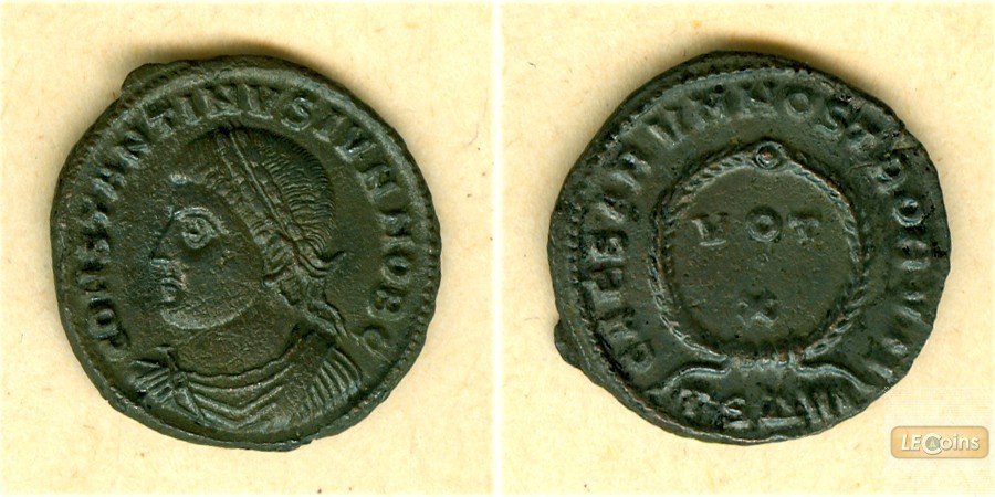 Flavius Claudius Julius CONSTANTINUS II.  Follis  ss-vz  selten  [324]