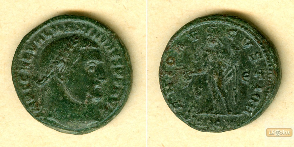 Galerius Valerius MAXIMINUS II. Daia  Follis  ss  selten  [312]