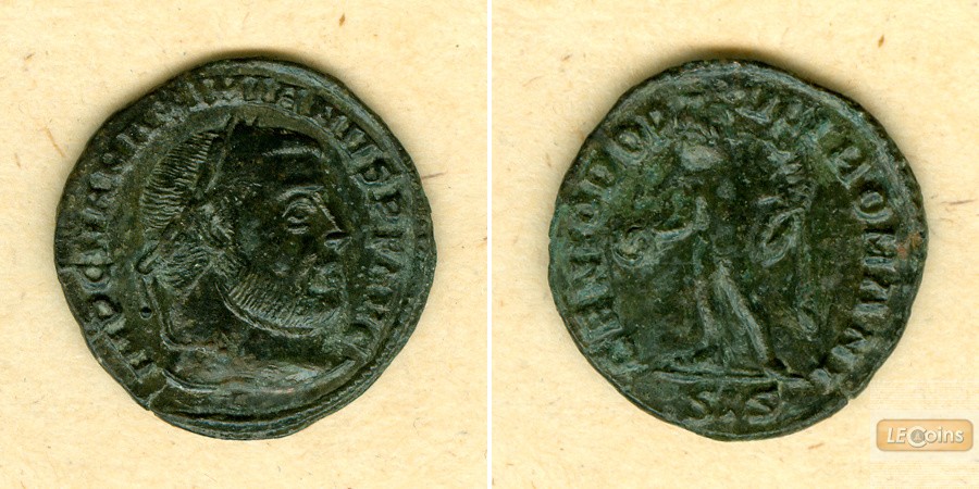 Marcus Aurelius Valerius MAXIMIANUS (Herculius)  1/4 Follis  selten!  ss+  [305]