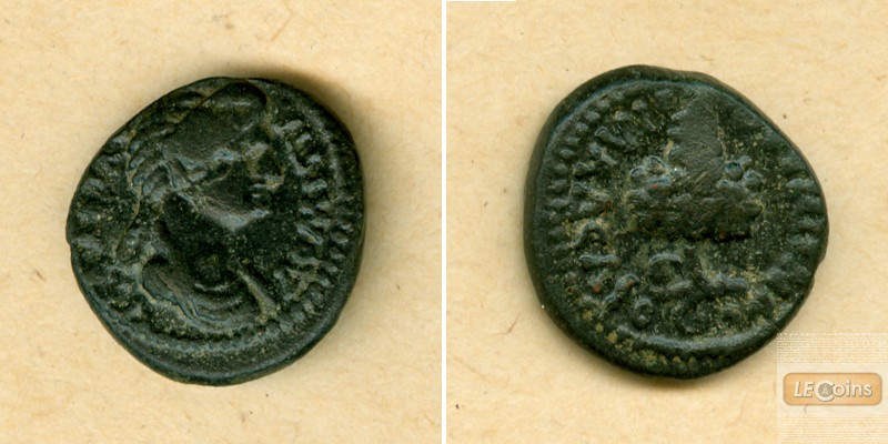 DOMITIA Longina  AE15 Bronze  Lydia  ss  selten!  [81-96]