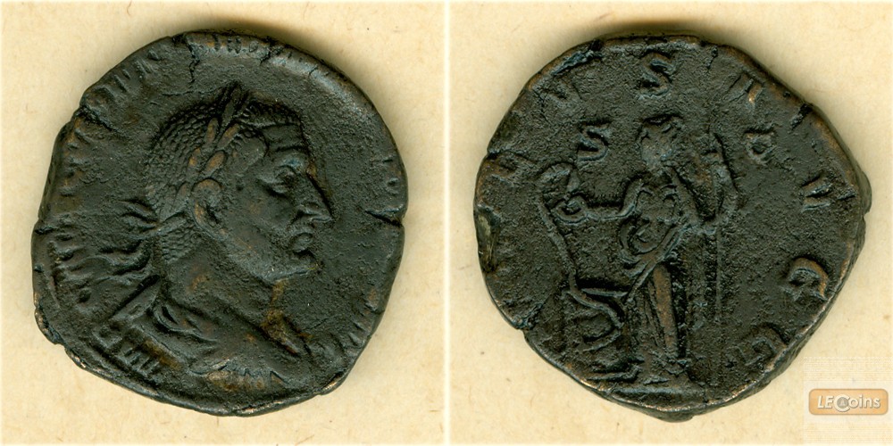 Gaius Vibius TREBONIANUS GALLUS  Sesterz  ss+  selten  [251-253]