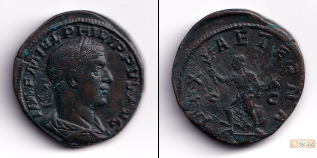 Marcus Julius PHILIPPUS I. Arabs  Sesterz  ss-vz/ss  [244-249]