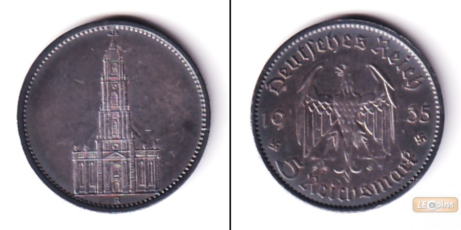 DEUTSCHES REICH 5 Reichsmark 1935 A (J.357)  ss+