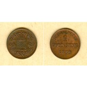 Bayern 1 Pfennig 1859  vz-st/st  VERPRÄGUNG  selten