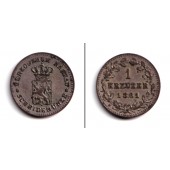 Nassau 1 Kreuzer 1861  f.vz