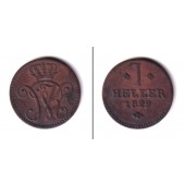 Hessen Kassel 1 Heller 1829  ss