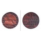 Braunschweig 1 Pfennig 1818 FR  ss+  selten