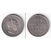 Preussen 1 Silber Groschen 1872 C  ST