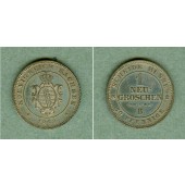 Sachsen 1 Neugroschen (10 Pfennige) 1863 B  f.st