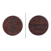 Sachsen 1 Pfennig 1837 G  f.ss