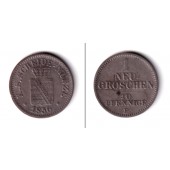 Sachsen 1 Neugroschen (10 Pfennige) 1856 F  ss