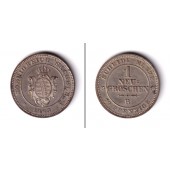 Sachsen 1 Neugroschen (10 Pfennige) 1863 B  f.ST