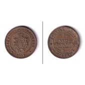 Sachsen 1 Neugroschen (10 Pfennige) 1867 B  vz