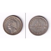 Sachsen 1 Neugroschen (10 Pfennige) 1870 B  vz+