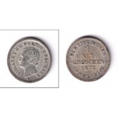 Sachsen 1 Neugroschen (10 Pfennige) 1873 B  vz/vz-st
