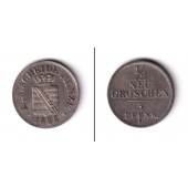 Sachsen 1/2 Neugroschen (5 Pfennige) 1855 F  ERSTABSCHLAG  vz