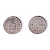 Sachsen 1/2 Neugroschen (5 Pfennige) 1856 F  ss-vz
