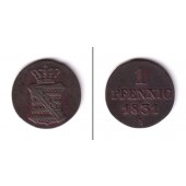 Sachsen 1 Pfennig 1831 S  ss+