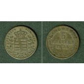 Sachsen Meiningen 6 Kreuzer 1835 L  ss/ss-  selten