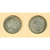 Baden 1/2 Gulden 1865  vz