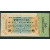 50 MILLIARDEN MARK 1923  Ro.116a  II-