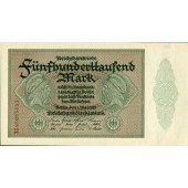 500.000 MARK 1923  Ro.87f  I