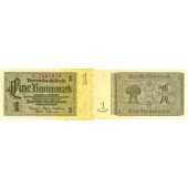 1 RENTENMARK 1937  Ro.166a  I-  selten
