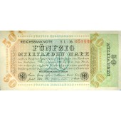 50 MILLIARDEN MARK 1923  Ro.117b  III+