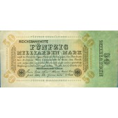 50 MILLIARDEN MARK 1923  Ro.116d  III  selten