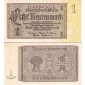 1 RENTENMARK 1937  Ro.166bF  II+
