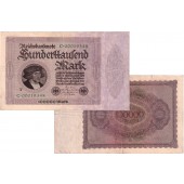 100000 MARK 1923  Ro.82b  III
