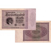 100000 MARK 1923  Ro.82b  III-