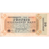 50 MILLIARDEN MARK 1923  Ro.117b  II