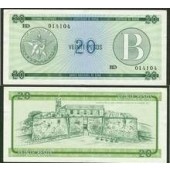 KUBA / CUBA: 20 Peso B 1985  II+