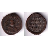 BASIL II. + KONSTANTIN VIII.  Follis  f.ss  [976-1025]