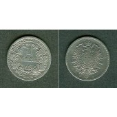 Deutsches Reich 1 Mark 1883 F (J.9)  s-ss  selten!