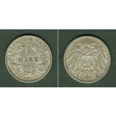 Deutsches Reich 1 Mark 1911 J (J.17)  f.vz