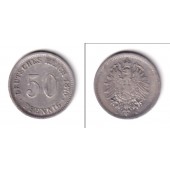 DEUTSCHES REICH 50 Pfennig 1876 D (J.7)  ss