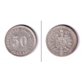 DEUTSCHES REICH 50 Pfennig 1876 J (J.7)  f.ss