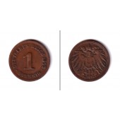 DEUTSCHES REICH  1 Pfennig (J.10) 1902 G  ss  selten