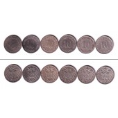 Lot: DEUTSCHES REICH 6x 10 Pfennig (J.13)  ss  [1891-1909]