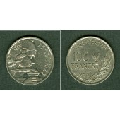 FRANKREICH 100 Francs 1958 B  ss-vz