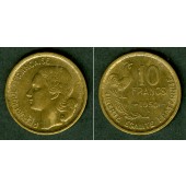 FRANKREICH 10 Francs 1950 B  vz-stgl.