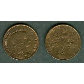 FRANKREICH 10 Centimes 1898  st/vz-st