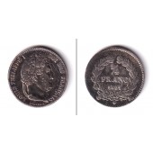 FRANKREICH 1/4 Franc 1841 A  ss