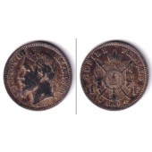 FRANKREICH 1 Franc 1869 BB  ss+  selten!
